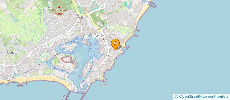 localisation de l'entreprise MONSIEUR LIONEL PARPETTE  AGDE