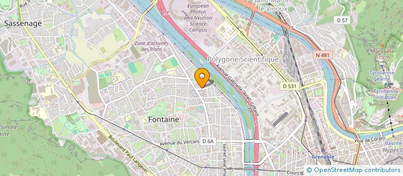 localisation de l'entreprise MONSIEUR LIONEL PASCALON  FONTAINE