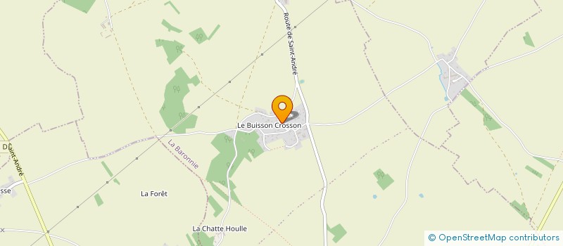 localisation de l'entreprise MONSIEUR LIONEL PASCUAL  LA BARONNIE