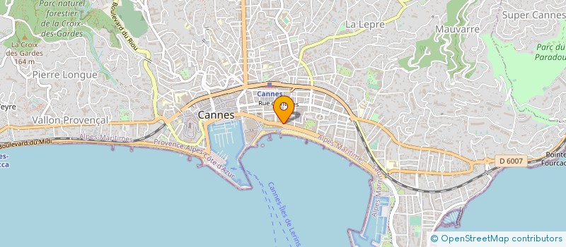 localisation de l'entreprise MONSIEUR LIONEL PASERO à CANNES