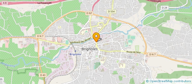 localisation de l'entreprise MONSIEUR LIONEL PASQUIER  BRIGNOLES