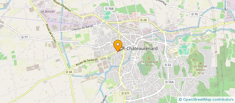 localisation de l'entreprise MONSIEUR LIONEL PAULEAU à CHATEAURENARD