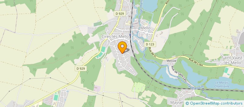 localisation de l'entreprise MONSIEUR LIONEL PELLET à CIRES-LES-MELLO