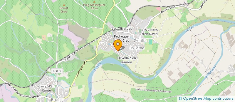 localisation de l'entreprise MONSIEUR LIONEL PERES  ORTAFFA