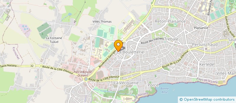 localisation de l'entreprise MONSIEUR LIONEL PERRAIS à SAINT-NAZAIRE