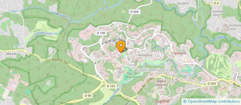 localisation de l'entreprise MONSIEUR LIONEL PERRIARD  VALBONNE