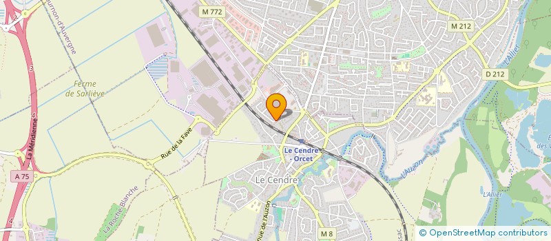 localisation de l'entreprise MONSIEUR LIONEL PETELET  LE CENDRE