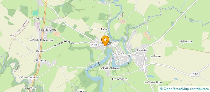 localisation de l'entreprise MONSIEUR LIONEL PETIT à VOUVANT