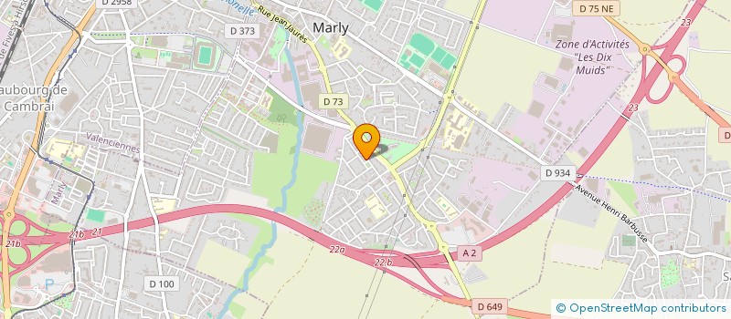 localisation de l'entreprise MONSIEUR LIONEL PETIT  MARLY