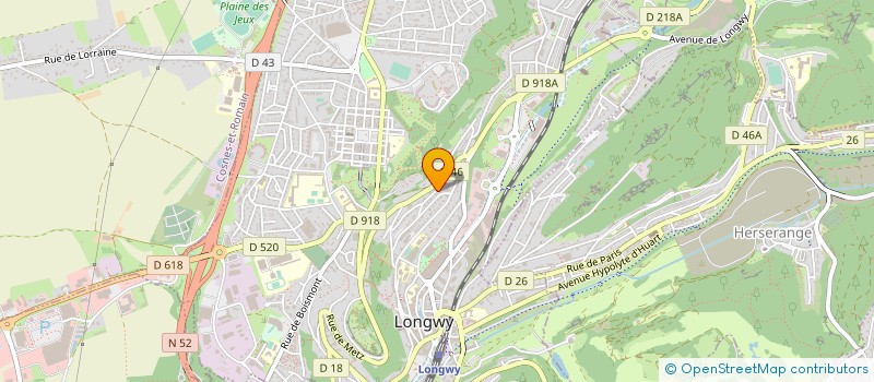 localisation de l'entreprise MONSIEUR LIONEL PETRINI à LONGWY
