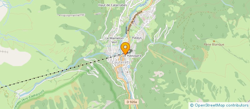 localisation de l'entreprise MONSIEUR LIONEL PEYRAS  CAUTERETS