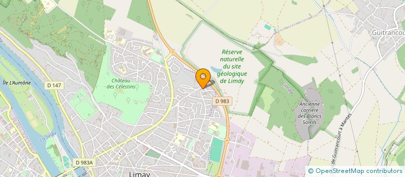 localisation de l'entreprise MONSIEUR LIONEL PFLUGHAUPT  LIMAY