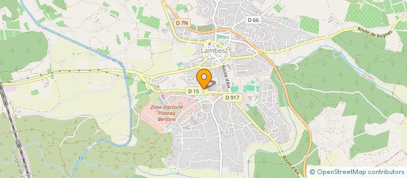 localisation de l'entreprise MONSIEUR LIONEL PIAGET  LAMBESC