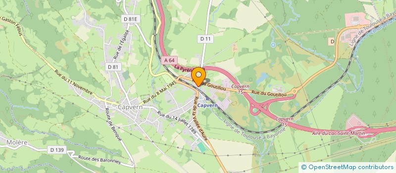 localisation de l'entreprise MONSIEUR LIONEL PICARD  CAPVERN