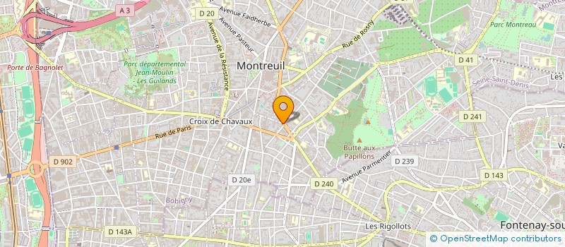 localisation de l'entreprise MONSIEUR LIONEL PICARD à MONTREUIL