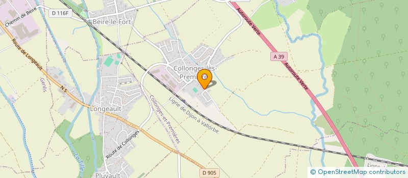 localisation de l'entreprise MONSIEUR LIONEL PIGNET  COLLONGES-ET-PREMIERES