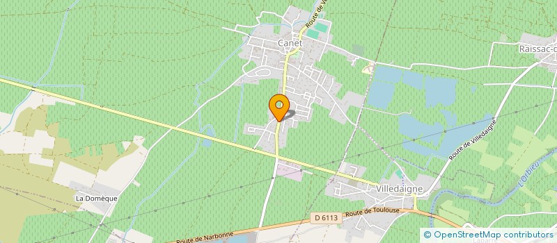 localisation de l'entreprise MONSIEUR LIONEL PINATON  CANET