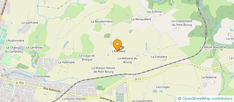 localisation de l'entreprise MONSIEUR LIONEL PINEAU à LES HERBIERS