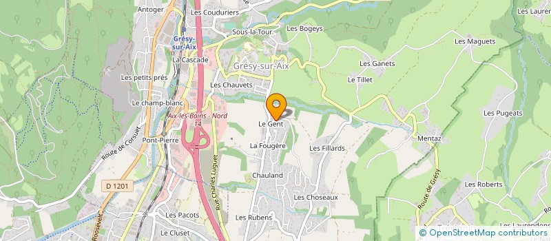 localisation de l'entreprise MONSIEUR LIONEL PINGET à GRESY-SUR-AIX