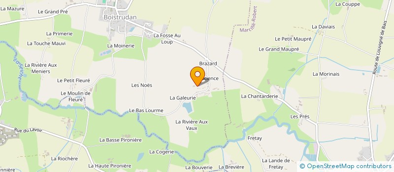 localisation de l'entreprise MONSIEUR LIONEL PIROT à BOISTRUDAN