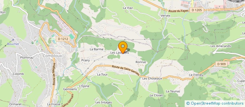 localisation de l'entreprise MONSIEUR LIONEL PISSARD-GRANTET  COMBLOUX