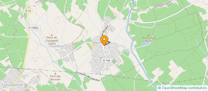 localisation de l'entreprise MONSIEUR LIONEL PIZANO  ABEILHAN