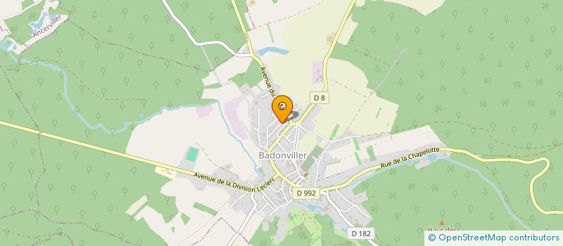 localisation de l'entreprise MONSIEUR LIONEL PLASSAIS  BADONVILLER