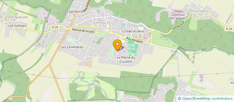 localisation de l'entreprise MONSIEUR LIONEL POIGNANT  LIMOURS