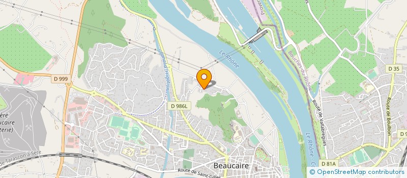 localisation de l'entreprise MONSIEUR LIONEL POLO  BEAUCAIRE