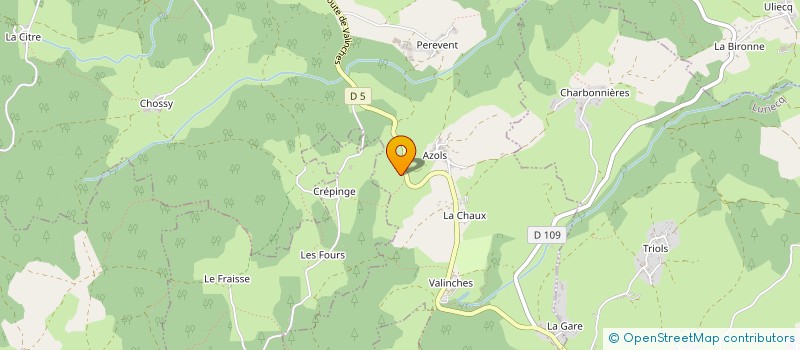 localisation de l'entreprise MONSIEUR LIONEL PONCHON  MAROLS