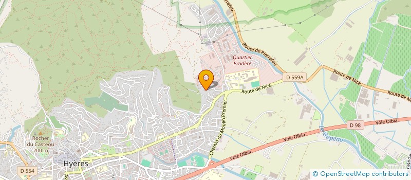 localisation de l'entreprise MONSIEUR LIONEL PONS à HYERES