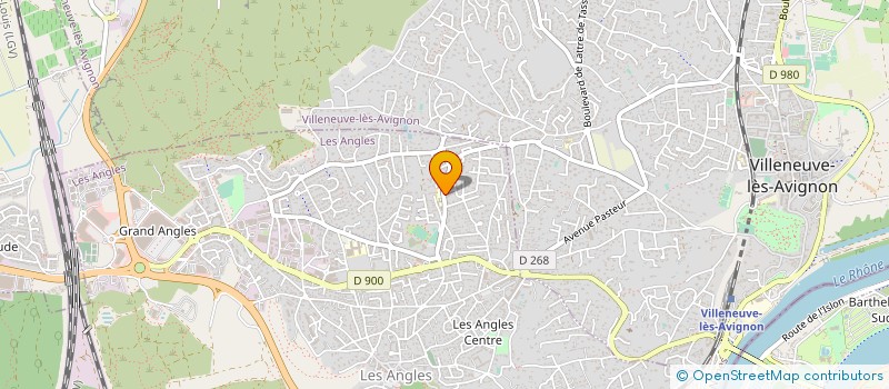 localisation de l'entreprise MONSIEUR LIONEL POUZOL  LES ANGLES