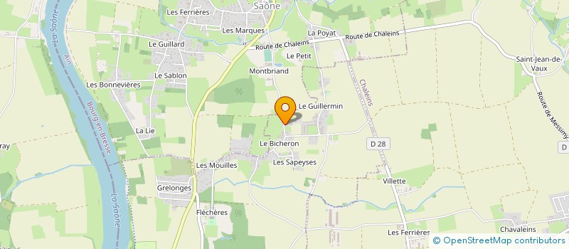 localisation de l'entreprise MONSIEUR LIONEL PRADEAU à FAREINS