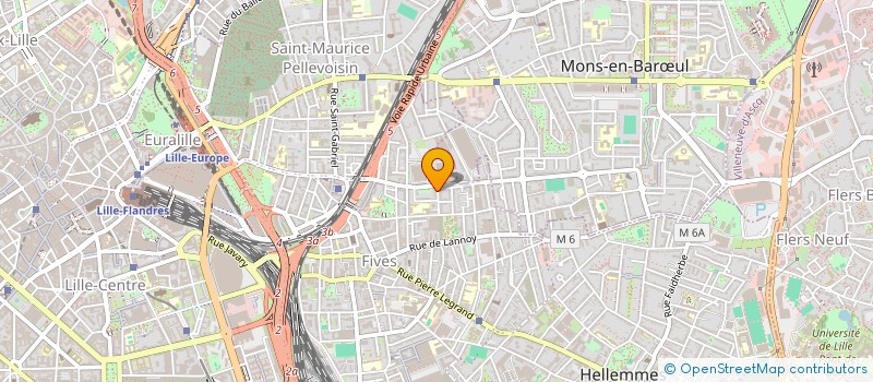 localisation de l'entreprise MONSIEUR LIONEL PRALUS à LILLE