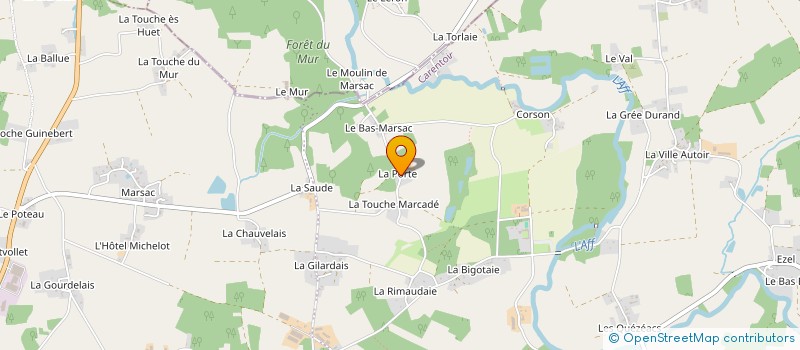 localisation de l'entreprise MONSIEUR LIONEL PREVOST à CARENTOIR