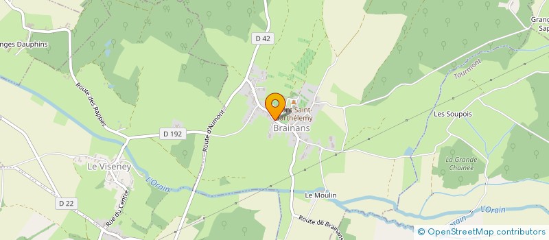 localisation de l'entreprise MONSIEUR LIONEL PREVOT  BRAINANS