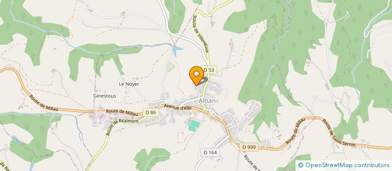 localisation de l'entreprise MONSIEUR LIONEL PUECH  ALBAN