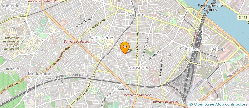 localisation de l'entreprise MONSIEUR LIONEL RAFFIN  BORDEAUX