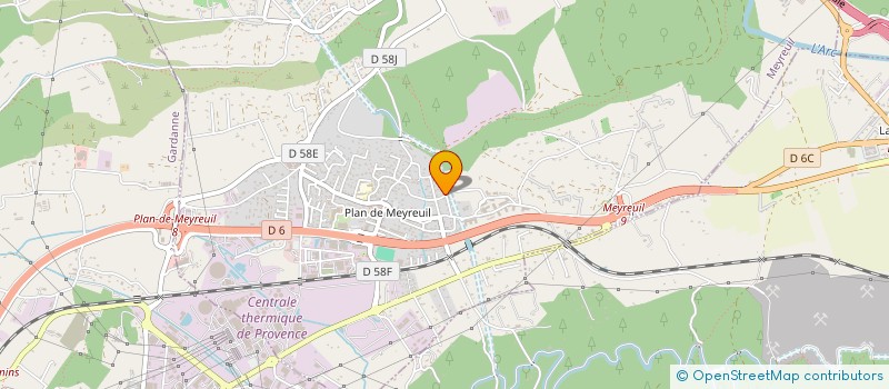 localisation de l'entreprise MONSIEUR LIONEL RALLO  MEYREUIL