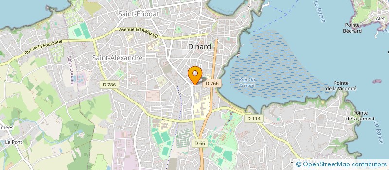 localisation de l'entreprise MONSIEUR LIONEL RAME  DINARD