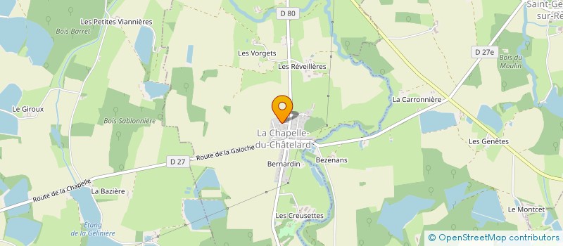 localisation de l'entreprise MONSIEUR LIONEL RAMOS  LA CHAPELLE-DU-CHATELARD