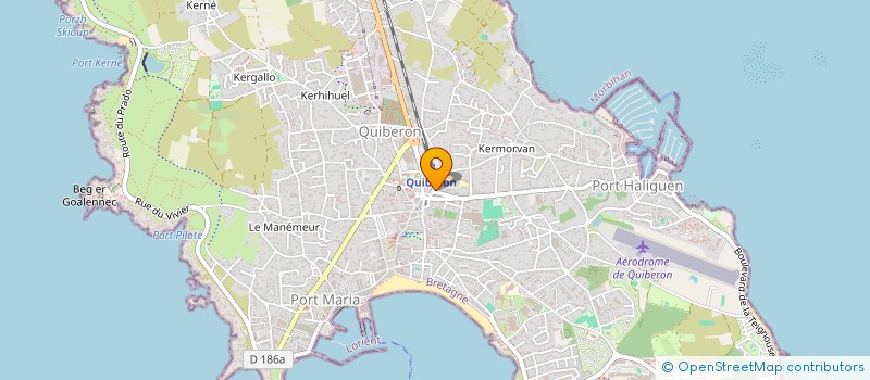 localisation de l'entreprise MONSIEUR LIONEL RAVIZE-CHABIN à QUIBERON