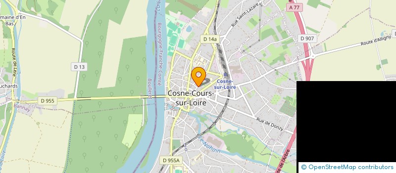 localisation de l'entreprise MONSIEUR LIONEL RAZUREL à COSNE-COURS-SUR-LOIRE
