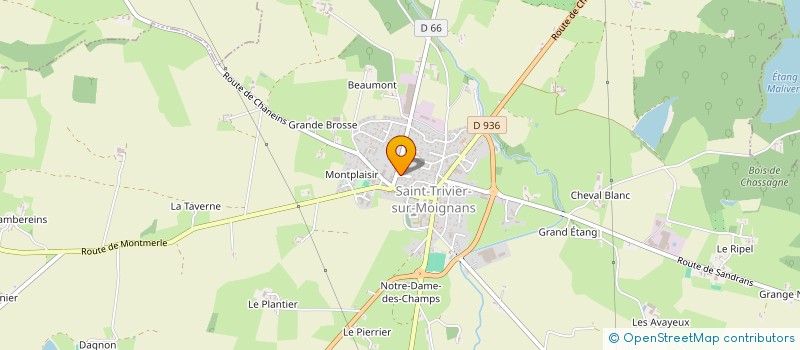 localisation de l'entreprise MONSIEUR LIONEL RECONDU  SAINT-TRIVIER-SUR-MOIGNANS