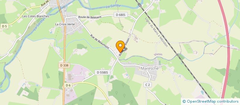 localisation de l'entreprise MONSIEUR LIONEL RECUPIDO  MARESCHE