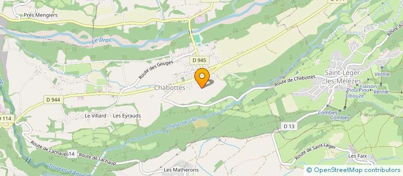 localisation de l'entreprise MONSIEUR LIONEL REICHLING  CHABOTTES