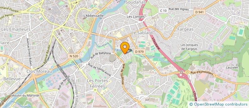 localisation de l'entreprise MONSIEUR LIONEL REIX à LIMOGES