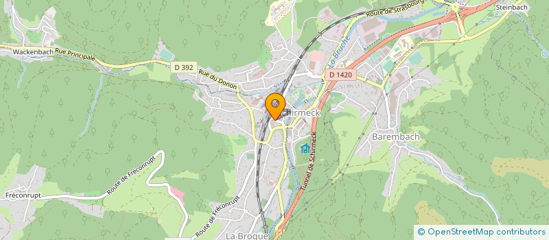 localisation de l'entreprise MONSIEUR LIONEL REMY  LUTZELHOUSE