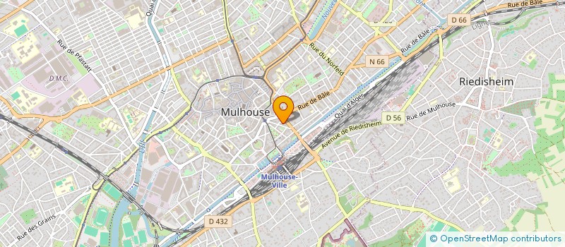 localisation de l'entreprise MONSIEUR LIONEL RENCK à MULHOUSE