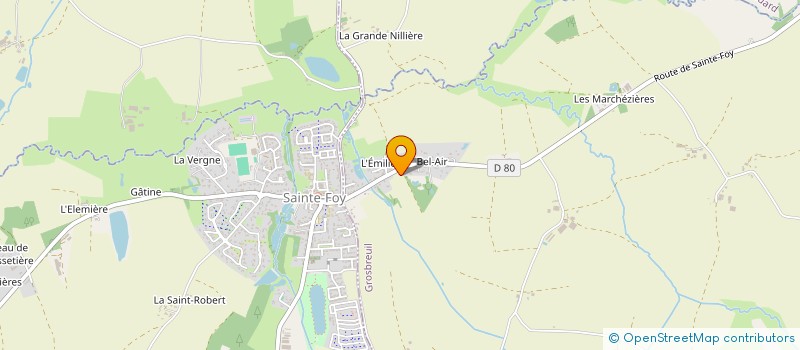 localisation de l'entreprise MONSIEUR LIONEL RETAIL  TALMONT-SAINT-HILAIRE